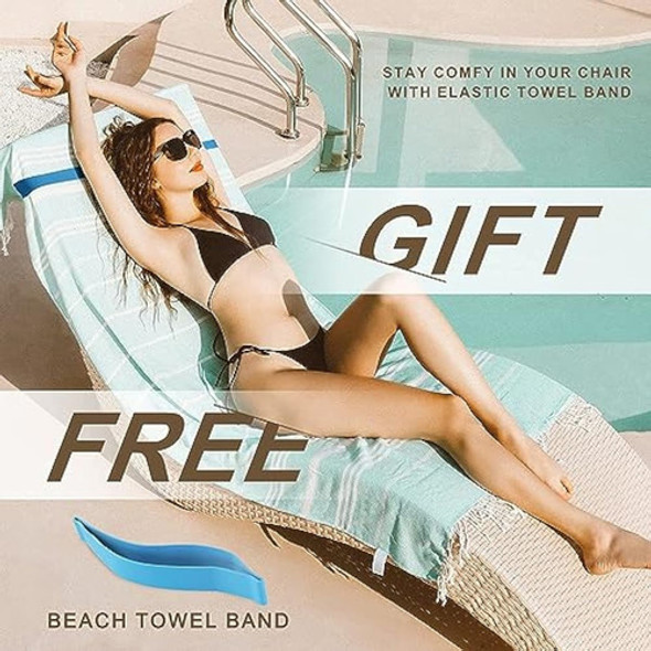 Toalla De Playa Turca De Algodón Para Baño, Baño, 1