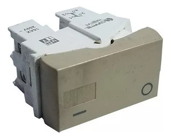 Modulo Interruptor Unipolar Linea Ave Marfil Mf Shop 0