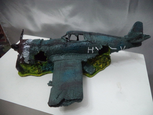 Miniatura Decoração Avião Destroyed Guerra Usado Antigo(pink 0