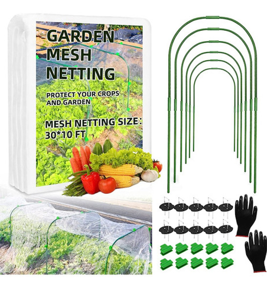 Kit De Red De Jardín, 10x30 Pies Pest Barrier Bird Ultra Fin 0