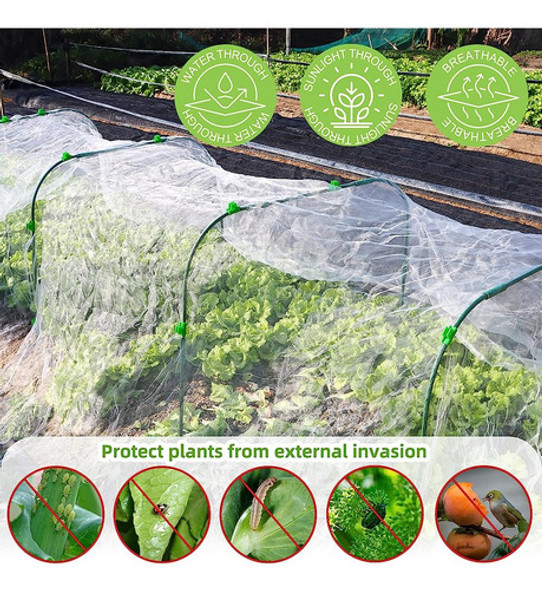 Kit De Red De Jardín, 10x30 Pies Pest Barrier Bird Ultra Fin 1