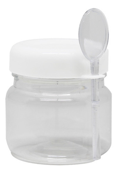 60 Pote Plástico De Papinha 40ml Para Brigadeiro Com Colher 0