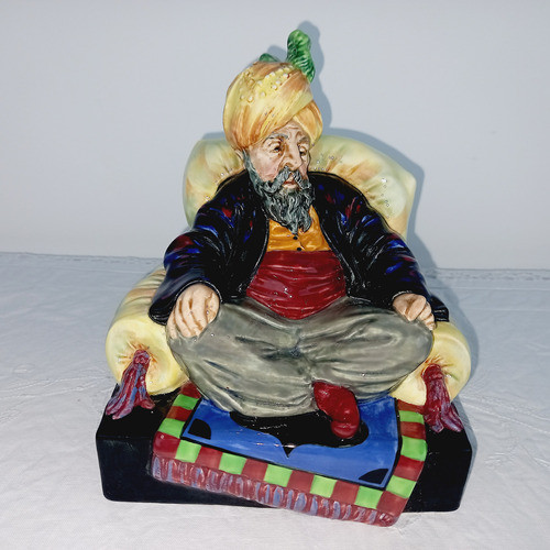 Figura Porcelana Royal Doulton Rey Abdullah Antigua Mirala 0