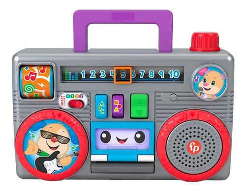 Fisher Price Radio Portátil Educativo Dance Aprenda Mattel 1