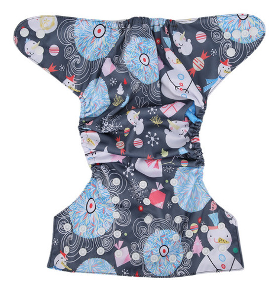 Fralda De Pano Impressa Reutilizável Nappy Baby, Macia E Lav 0