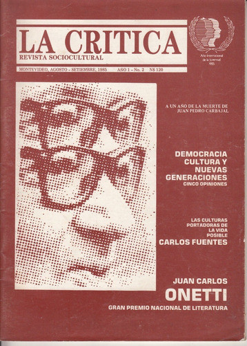 Uruguay 1985 Revista Cultural La Critica Nº 2 Literatura 0