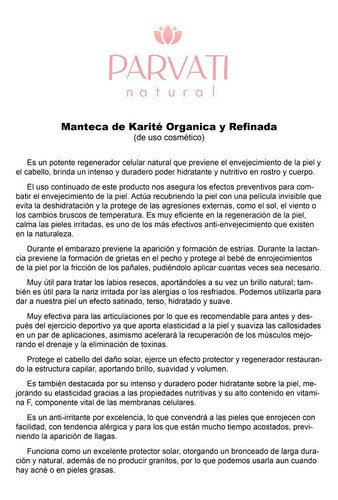 Manteca De Karite Orgánica 5 Kilos Materia Prima - 100% Puro 1