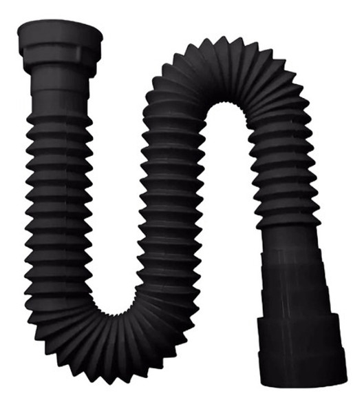 Sifão Sanfonado Universal Longo 72 Cm Preto Tanque Pia Lavat 0 Sifão Sanfonado Universal Longo 72 Cm Preto Tanque Pia Lavat 0