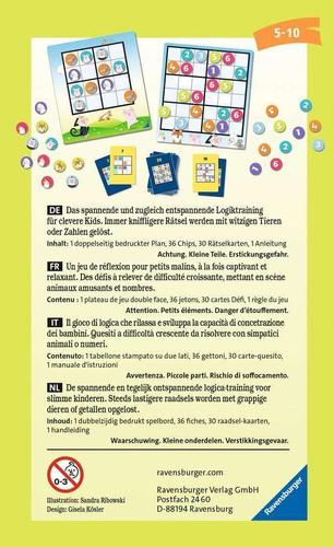Juego De Lógica Sudoku Para Niños De 5 A 10 Años De Ravensbu 1