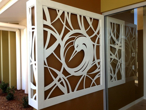 Biombos Y Separadores De Ambientes Calados Con Laser 1