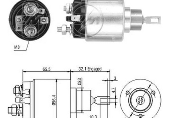 Solenoide O Automatico De Arranque Zm 872 0