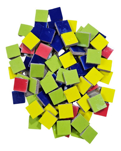 Mosaiquismo Azulejos Cortados Surtidos 1,6 X 1,6 Cm X 250 Gs 0