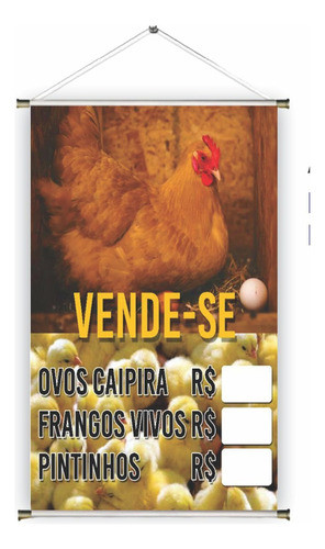Banner Pronto Ovo Misto Ref 239 - 45x70 Cm (arte Pronta) 0