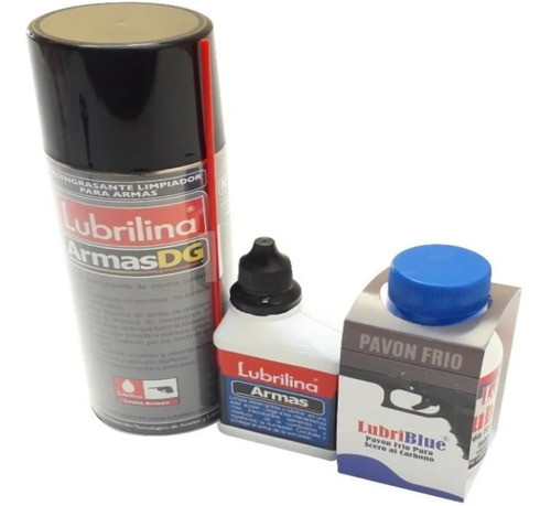 Lubrilina Kit Pavon Frio Armas + Desengrasante + Lubricante 0