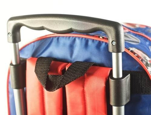 Mochila Spiderman Hombre Araña C/ Carro Ruedas 40cms Marvel 1