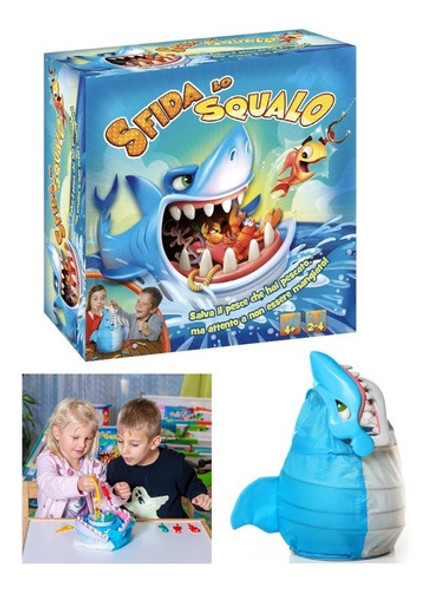 Juego De Mesa Mandíbulas Tiburón, Peces Y Caña Caffaro 0721 0 Juego De Mesa Mandíbulas Tiburón, Peces Y Caña Caffaro 0721 0
