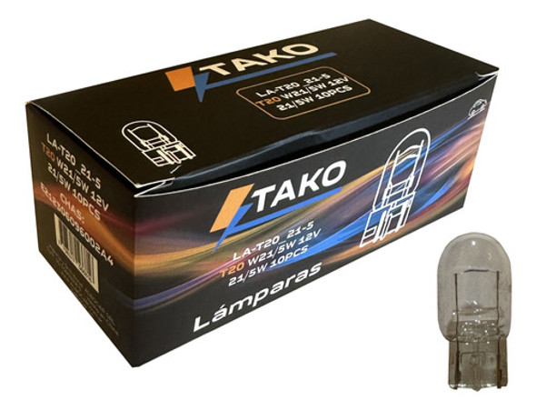 Lampara T20 Posicion 2 Polo Sin Culote Halogena W21w 12v 21/ 1