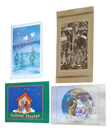 Lote De 12 Postales Navideñas Antiguas 0