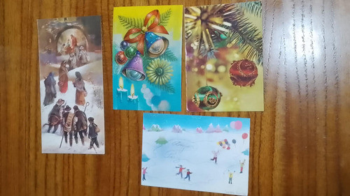 Lote De 12 Postales Navideñas Antiguas 1