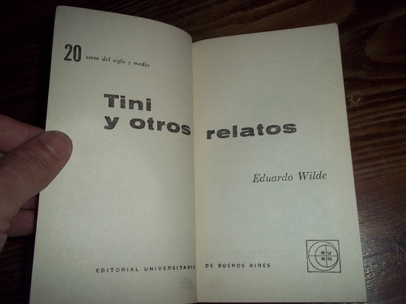 Tini Y Otros Relatos - Eduardo Wilde 1