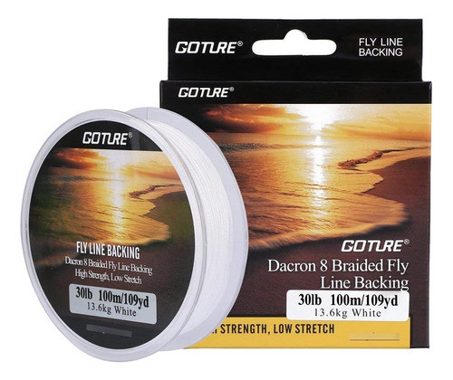 Goture Dacron Sedal 30 Lb 109 Yd Blanco 0