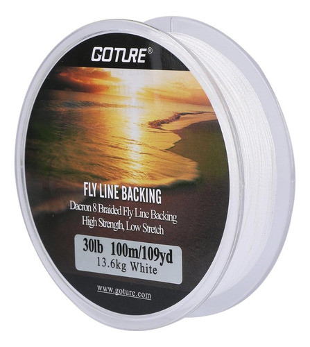 Goture Dacron Sedal 30 Lb 109 Yd Blanco 1