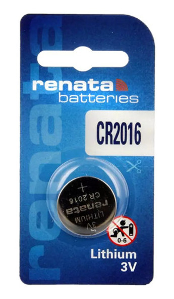 Pilas Boton Cr2016 Renata 2016 Pack X 30 Unidades 0