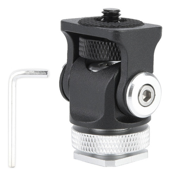 Suporte De Microfone Mini Hot Shoe Mount Monitor Flash De 1/ 1