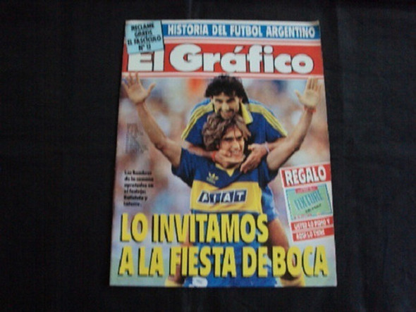 Revista El Grafico # 3726 - Tapa Boca ( Batistuta Y Latorre 0 Revista El Grafico # 3726 - Tapa Boca ( Batistuta Y Latorre 0