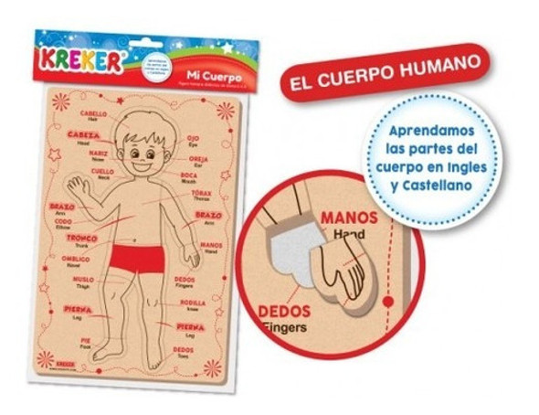 El Cuerpo Humano Goma Eva Castellano - Inglés - Del Tomate 1 El Cuerpo Humano Goma Eva Castellano - Inglés - Del Tomate 1