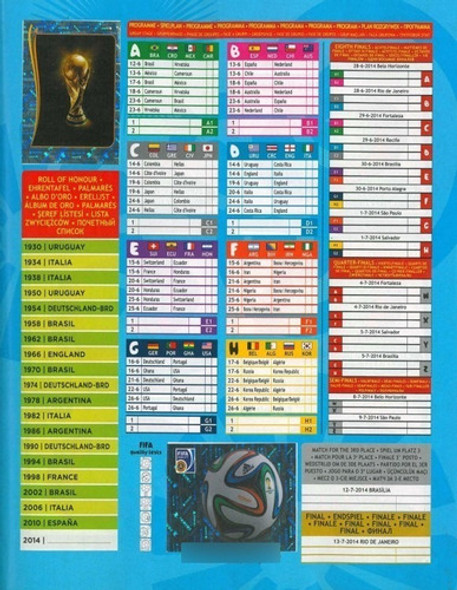 Álbum Completo (album+figuritas) Mundial 2014 Para Imprimir 1