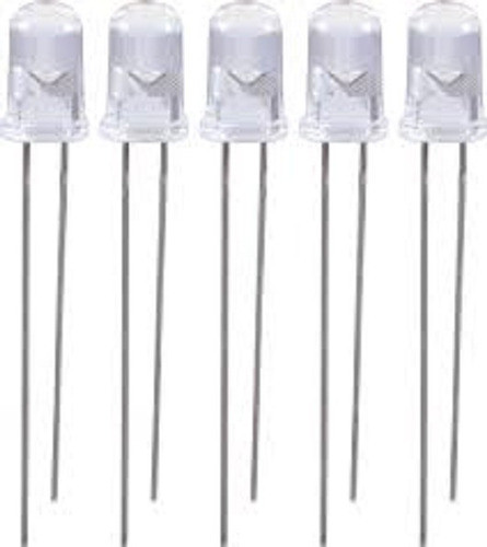 Led Rojo 5mm Water Clear 3000mcd 15 Grados X 10 Unid. 0