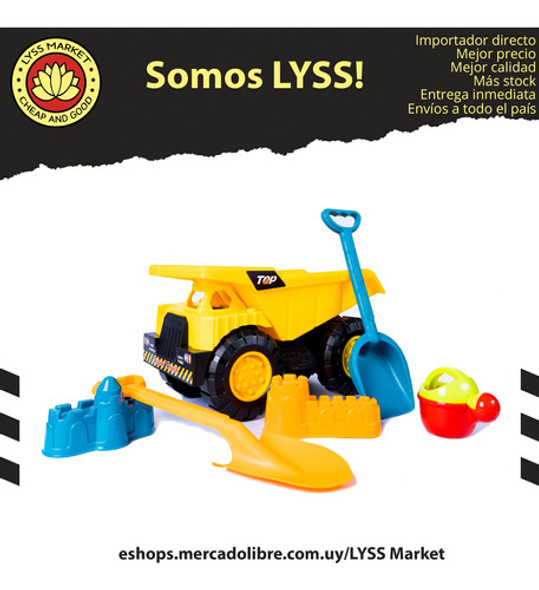 Camion Con Volcadora De Playa 5pcs. 1