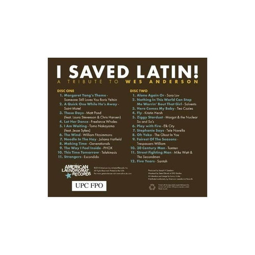 I Saved Latin Tribute To Wes Anderson/var I Saved Latin Trib 1