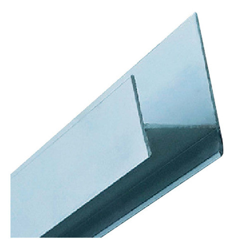 Manija Perfil H De Aplicar Placa 18mm 3 Mts Aluminio * 0