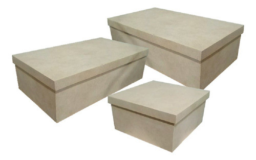 Caja Fibrofácil Tapa Lisa 30 X 30 X 10 Cm 0