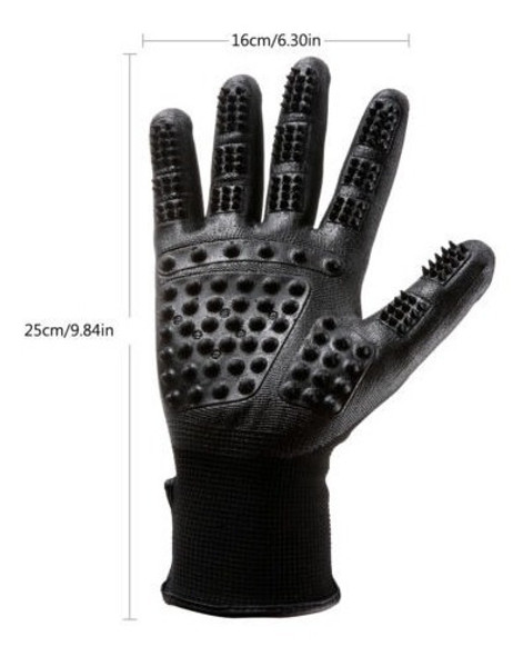 Mascotas Perro Gato Guantes Piel Cabello Limpieza Masaje Bañ 1