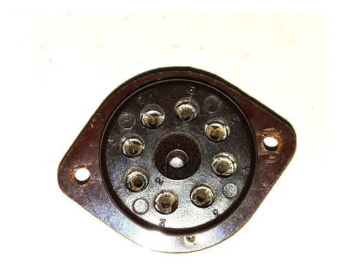 Antiguo Conector Y Zócalo  De 8 Contactos#5 0