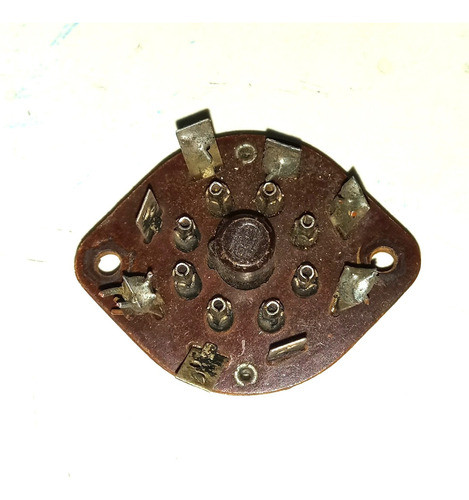 Antiguo Conector Y Zócalo  De 8 Contactos#5 1
