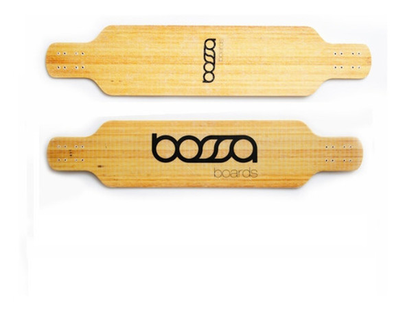 Shape Bossa Boards Sim39 Bambu Flex Médio - Longboard Skate 1