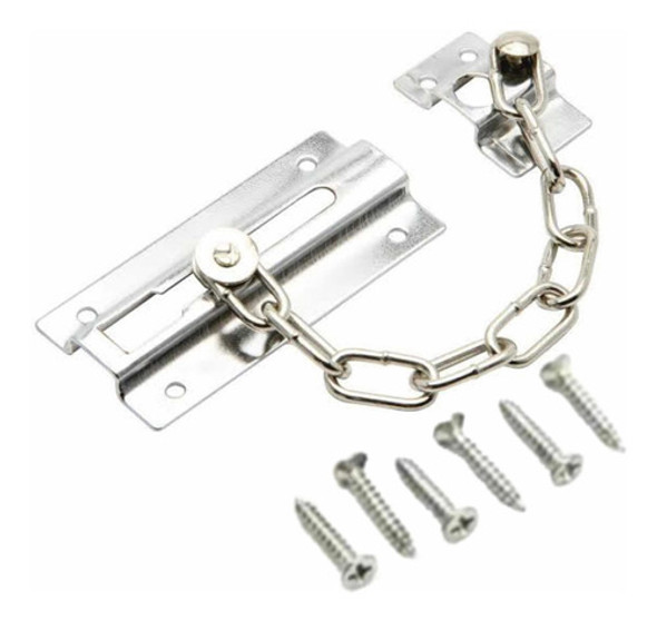 Fecho Segurança Trava Cromado Pega Ladrão Casa Apartamento 0