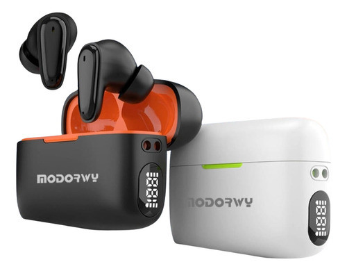 Auriculares Inalambricos - Modorwy Me2114 / Blanco & Negro 0