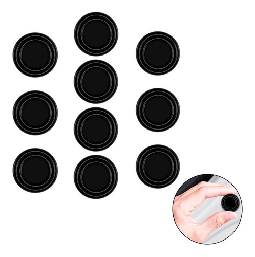 10 Amortecedor Protetor Portas Carro Almofada Anti Colisao 0