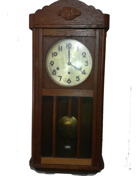 Antiguo Reloj De Pared Junghans Alemán Carrillón Westminster 0 Antiguo Reloj De Pared Junghans Alemán Carrillón Westminster 0