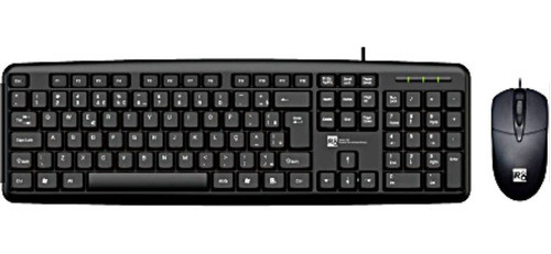 Kit Teclado E Mouse Usb 1901 - R8 0