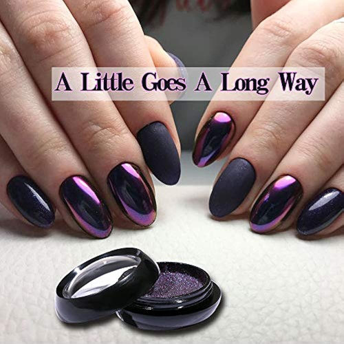 Prettydiva Chameleon Chrome Nail Powder, Magic Mirror Effect 0