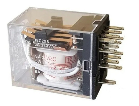 Relay Rele 4 Inversores Bobina 12vac 5amp Gralf 0