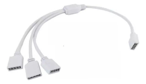 Cable Splitter Divisor Rgb 1 X 3 12v 4 Pines Tira Led Mother 0