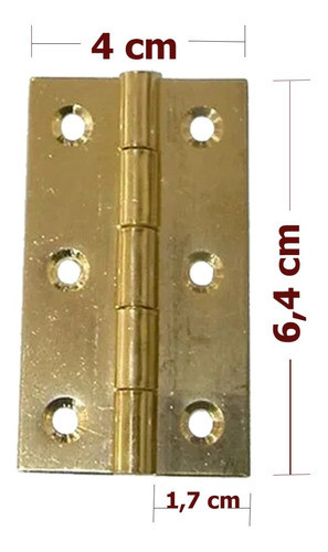Bisagras Símil Bronce Tipo Libro 2 1/2puLG X 2 Unid - Aym 1