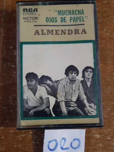 Almendra Muchacha Ojos De Papel  Cassette Original De Epoca 0